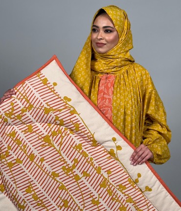 SCARF PRAYER SET - ORANGE & MUSTARD