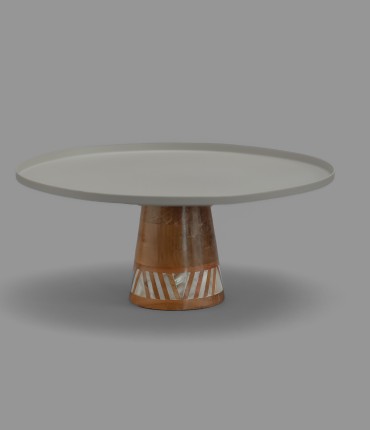 CAKE STAND -  GRAY