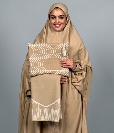  TRAVEL PRAYER SET - BEIGE