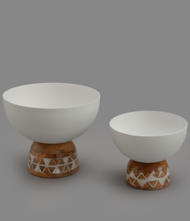 BOWL SET - CREAM