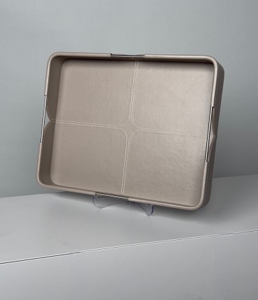 LARGE RECTANGULAR TRAY - GRAY