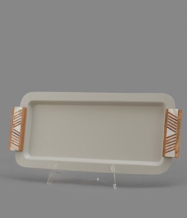 SMALL RECTANGULAR TRAY - GRAY